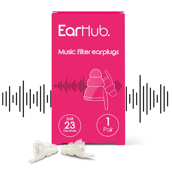 EarHub Music Filter Earplugs 1 pair